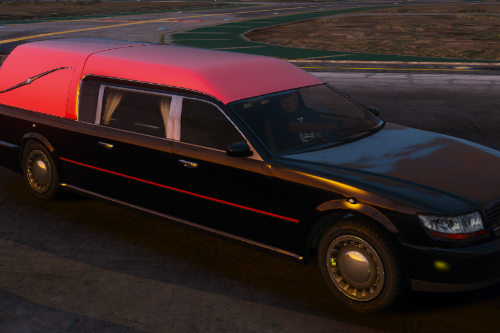 Red Accented ELS Hearse